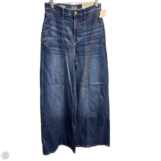 Jeans Wide Leg By Ana In Blue, Size: 4