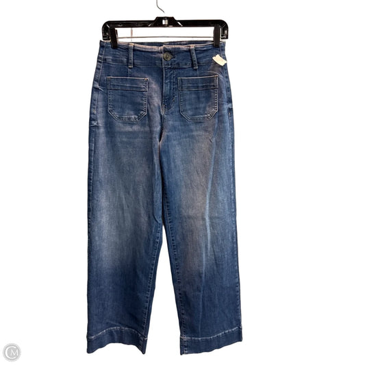 Jeans Wide Leg By Ana In Blue, Size: 4