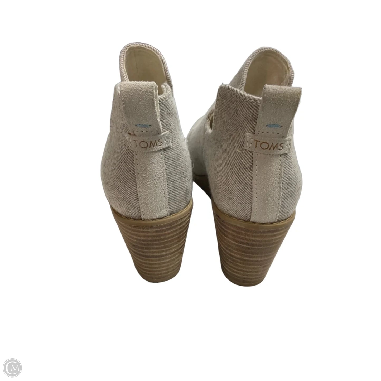 Shoes Heels Wedge By Toms In Taupe, Size: 9.5