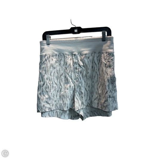 Athletic Shorts By Athleta In Grey & White, Size: 1x