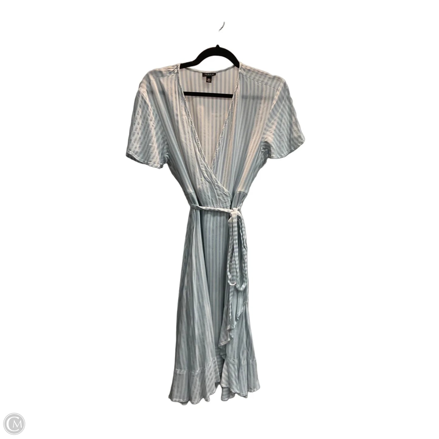 Dress Casual Midi By Torrid In Striped Pattern, Size: L