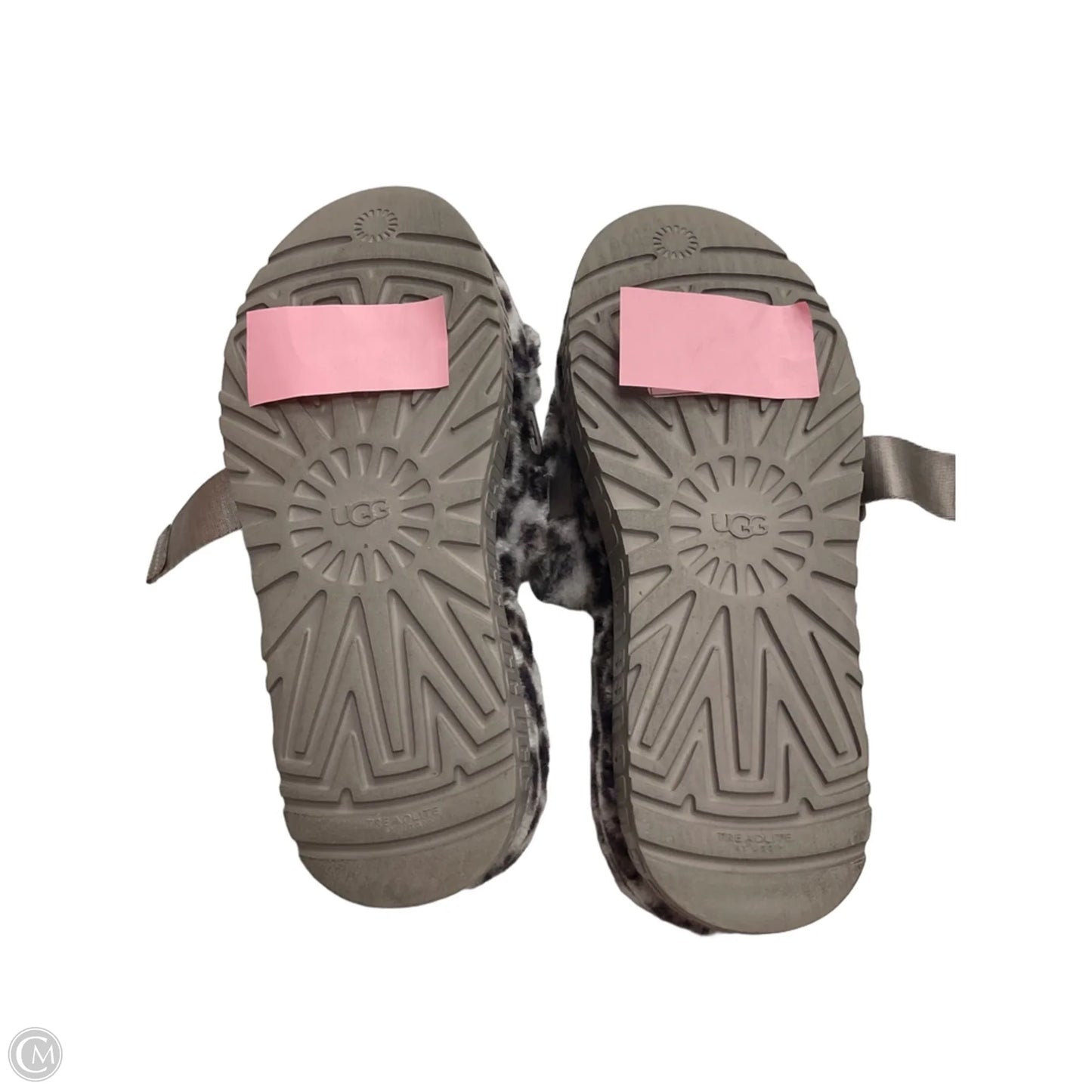 Sandals Designer By Ugg In Animal Print, Size: 9