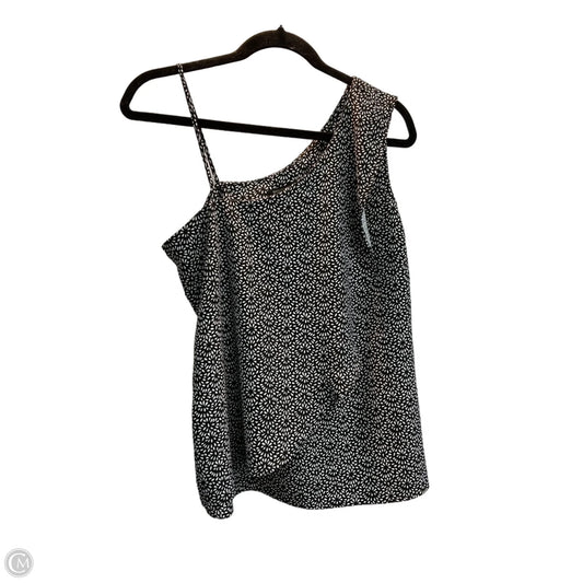 Top Sleeveless By Banana Republic In Black & White, Size: S