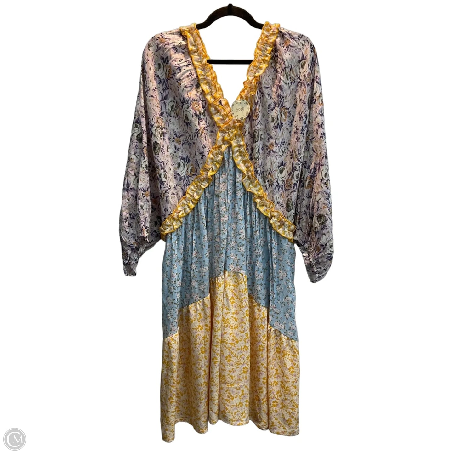 Dress Casual Midi By Oddi In Floral Print, Size: 3x