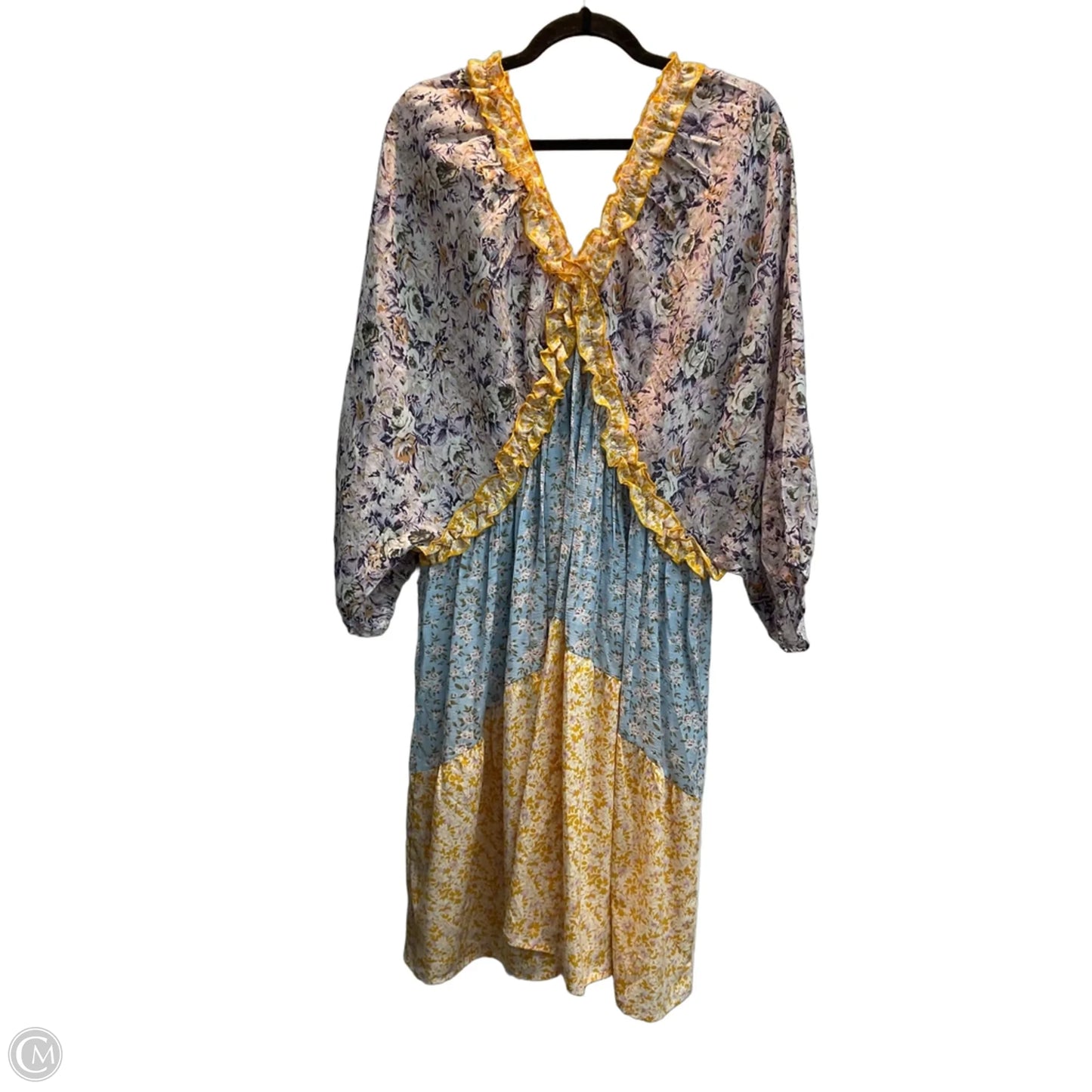 Dress Casual Midi By Oddi In Floral Print, Size: 3x