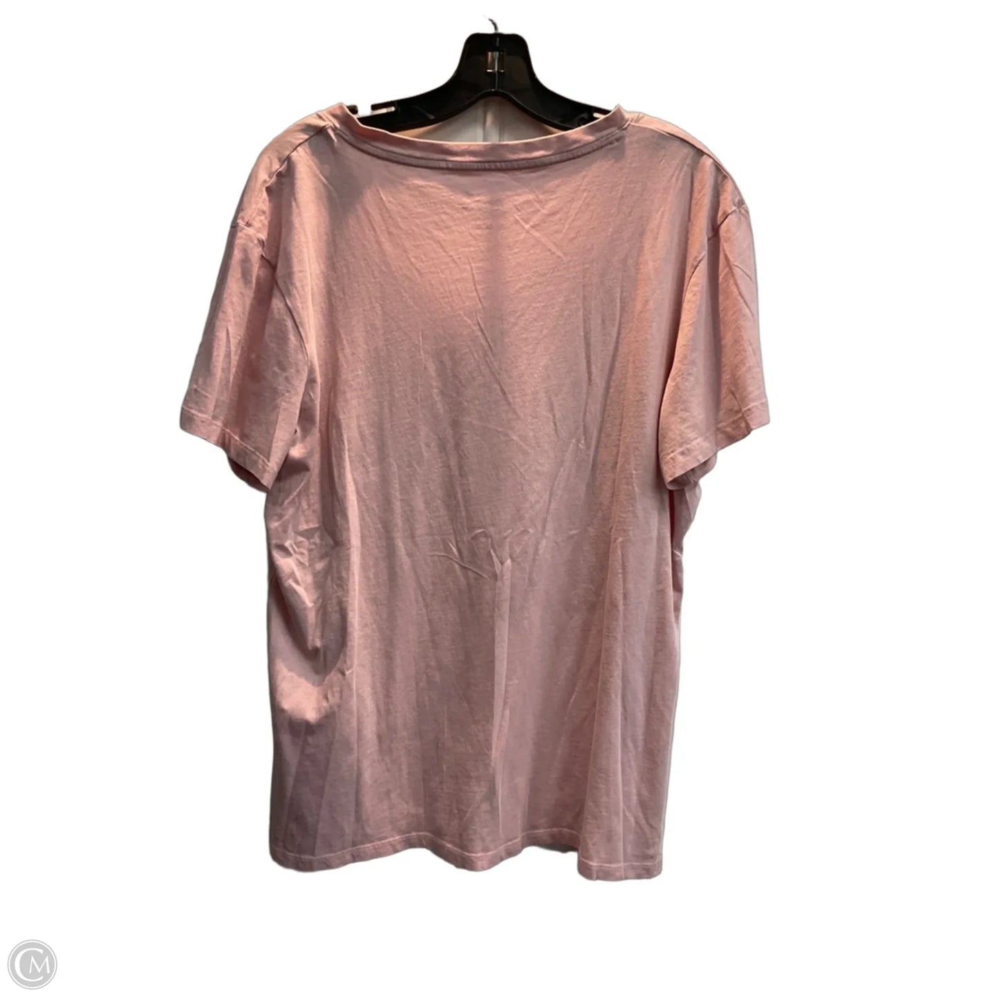 Top Short Sleeve Basic By Universal Thread In Pink, Size: Xl