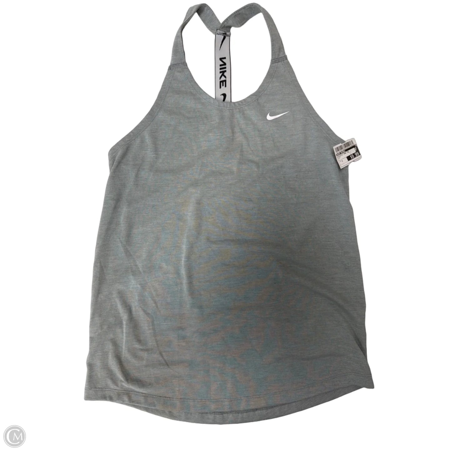 Athletic Tank Top By Nike Apparel In Grey, Size: S