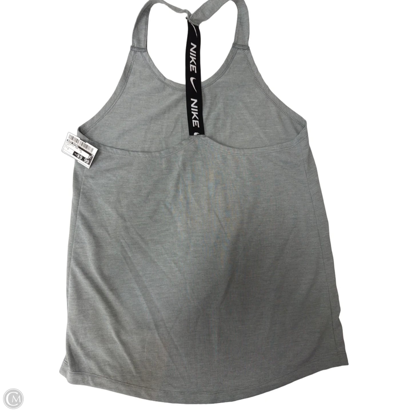 Athletic Tank Top By Nike Apparel In Grey, Size: S
