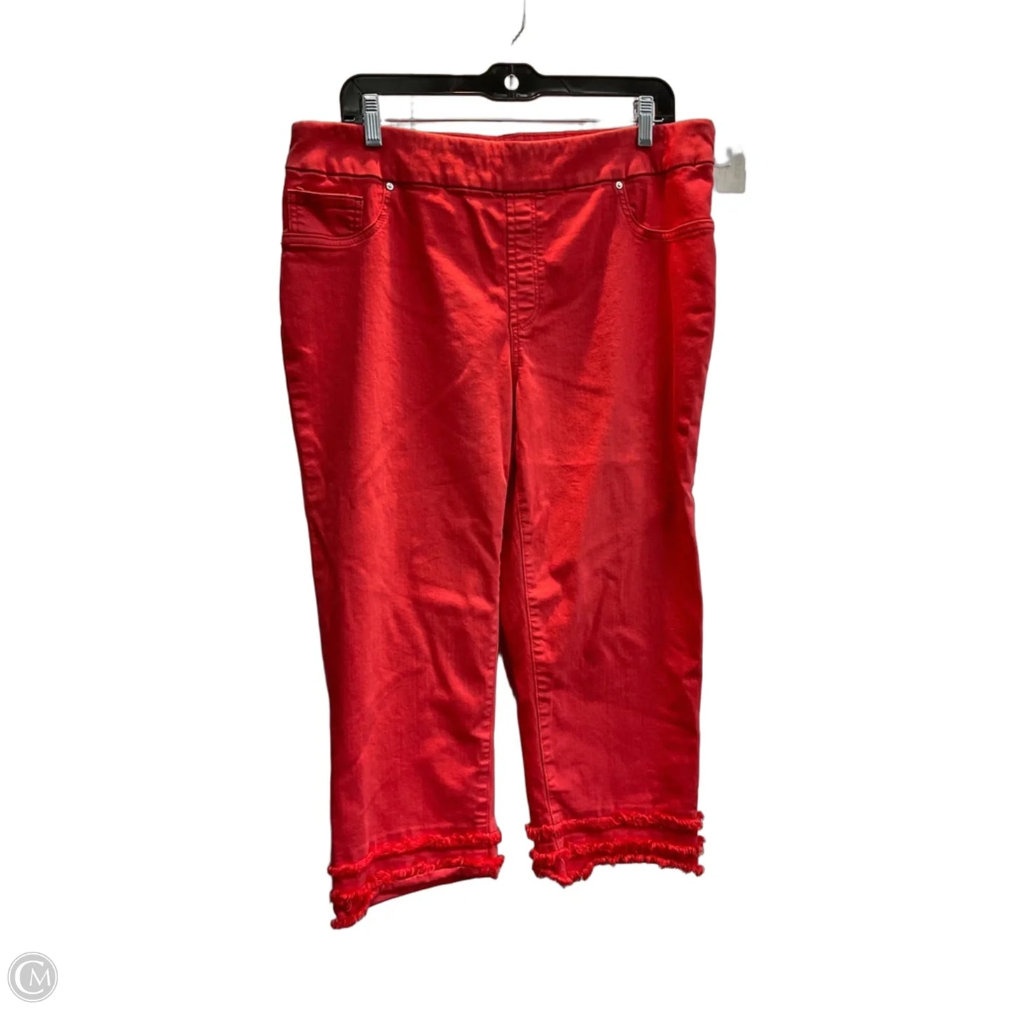 Capris By Chicos In Pink, Size: 14