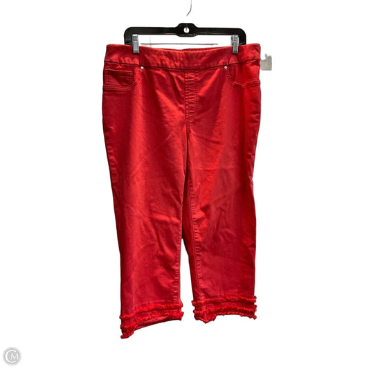 Capris By Chicos In Pink, Size: 14