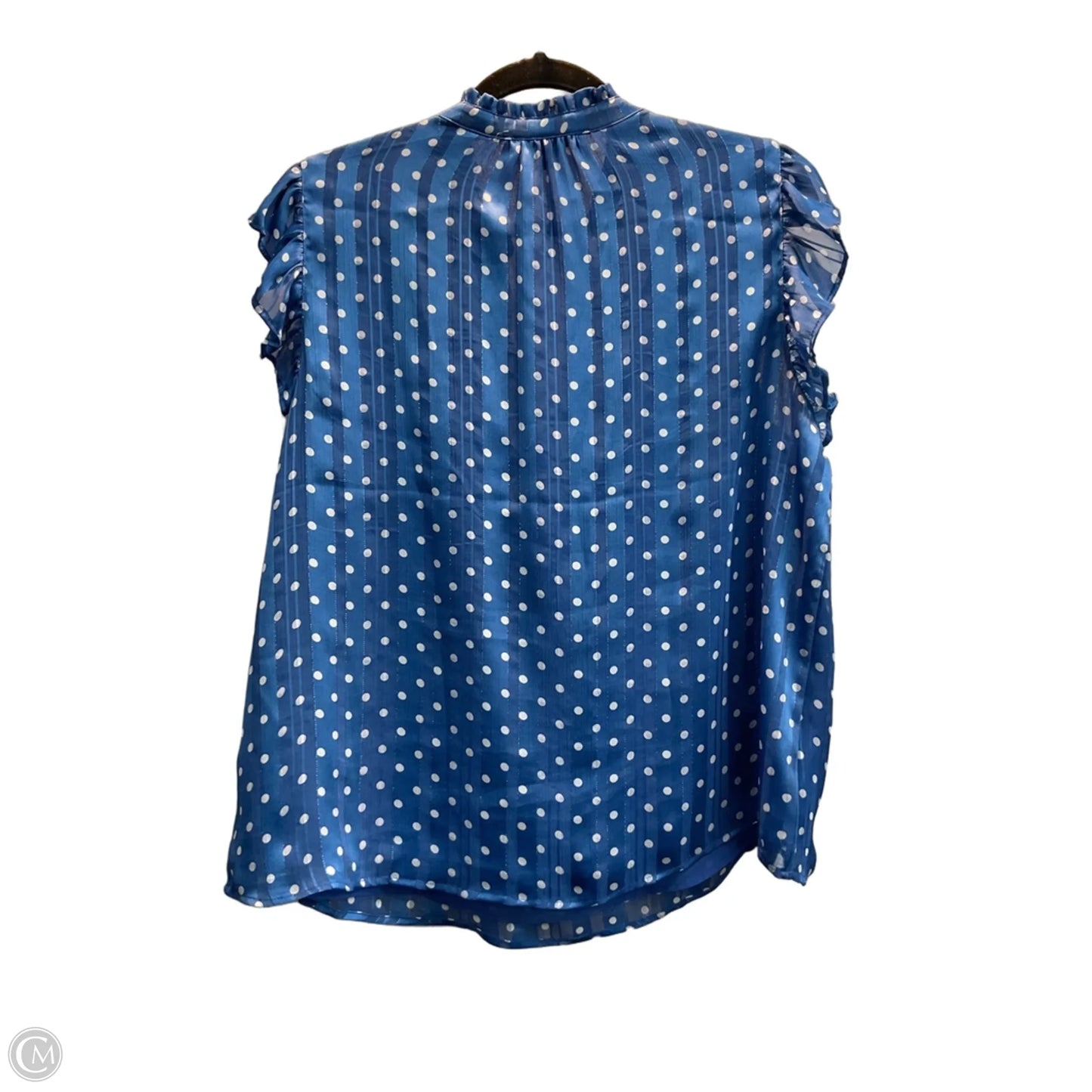 Top Sleeveless By Maison Damelie In Polkadot Pattern, Size: L