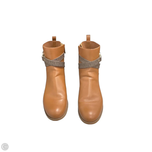 Boots Ankle Heels By Michael By Michael Kors In Brown, Size: 10