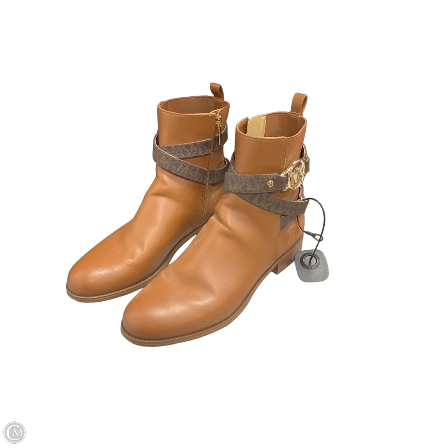 Boots Ankle Heels By Michael By Michael Kors In Brown, Size: 10