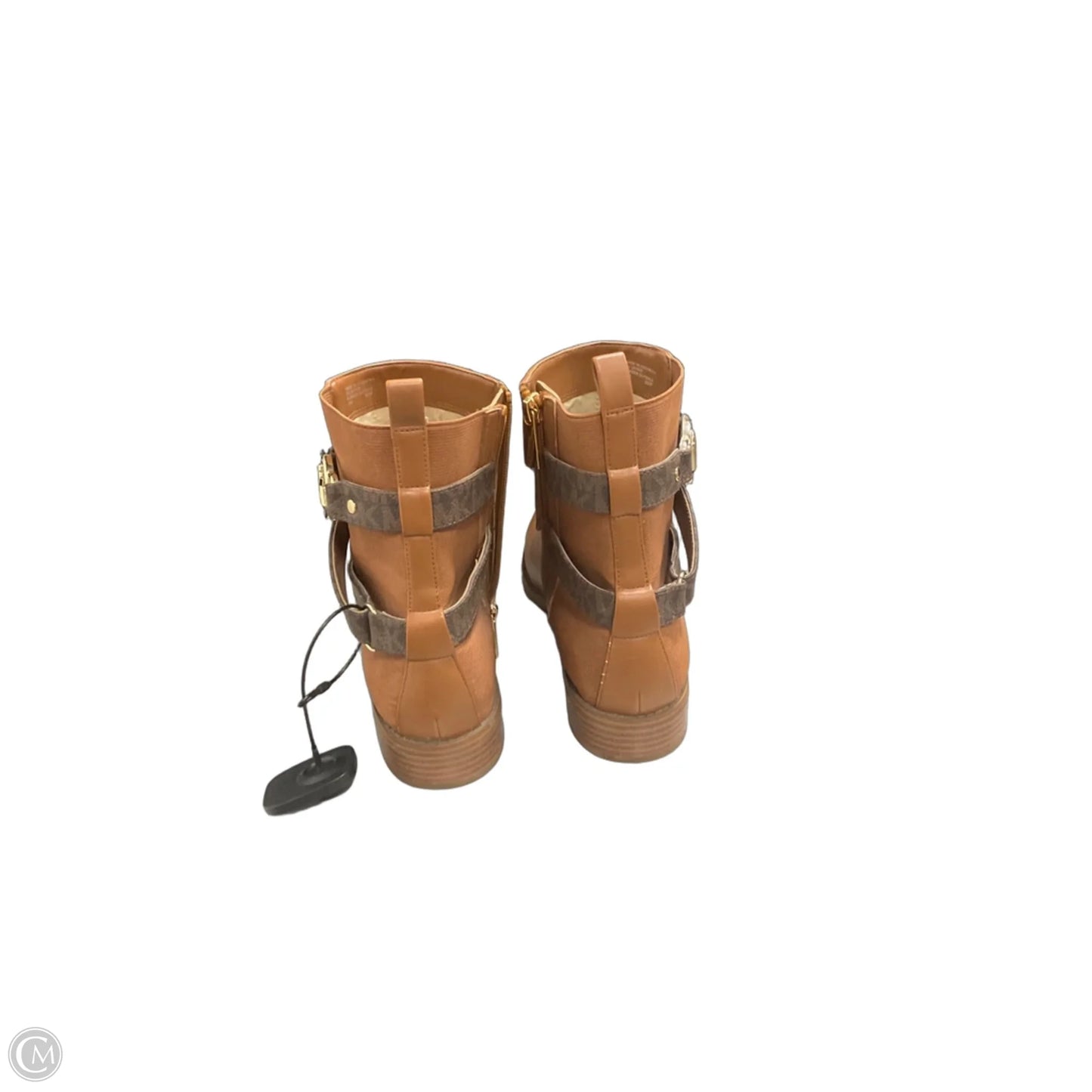 Boots Ankle Heels By Michael By Michael Kors In Brown, Size: 10