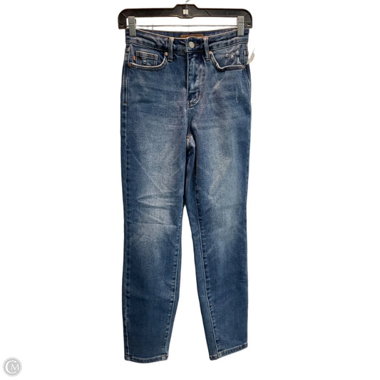 Jeans Skinny By Judy Blue In Blue, Size: 0