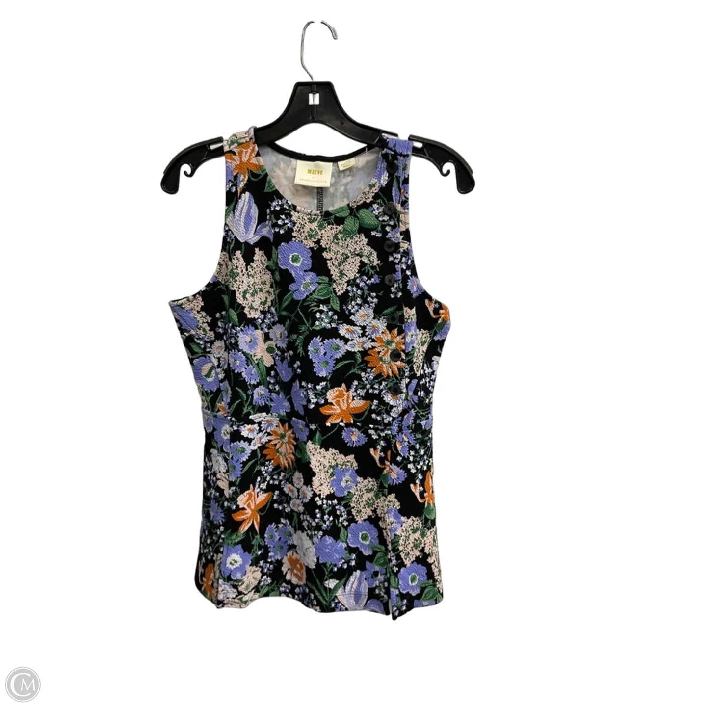 Top Sleeveless By Maeve In Floral Print, Size: M