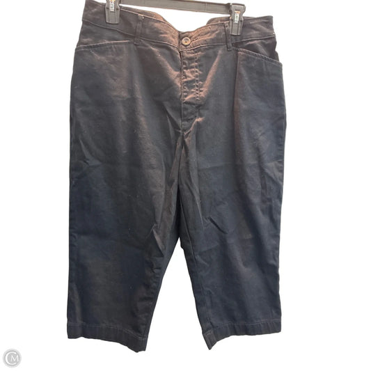 Capris By St Johns Bay In Black, Size: 16