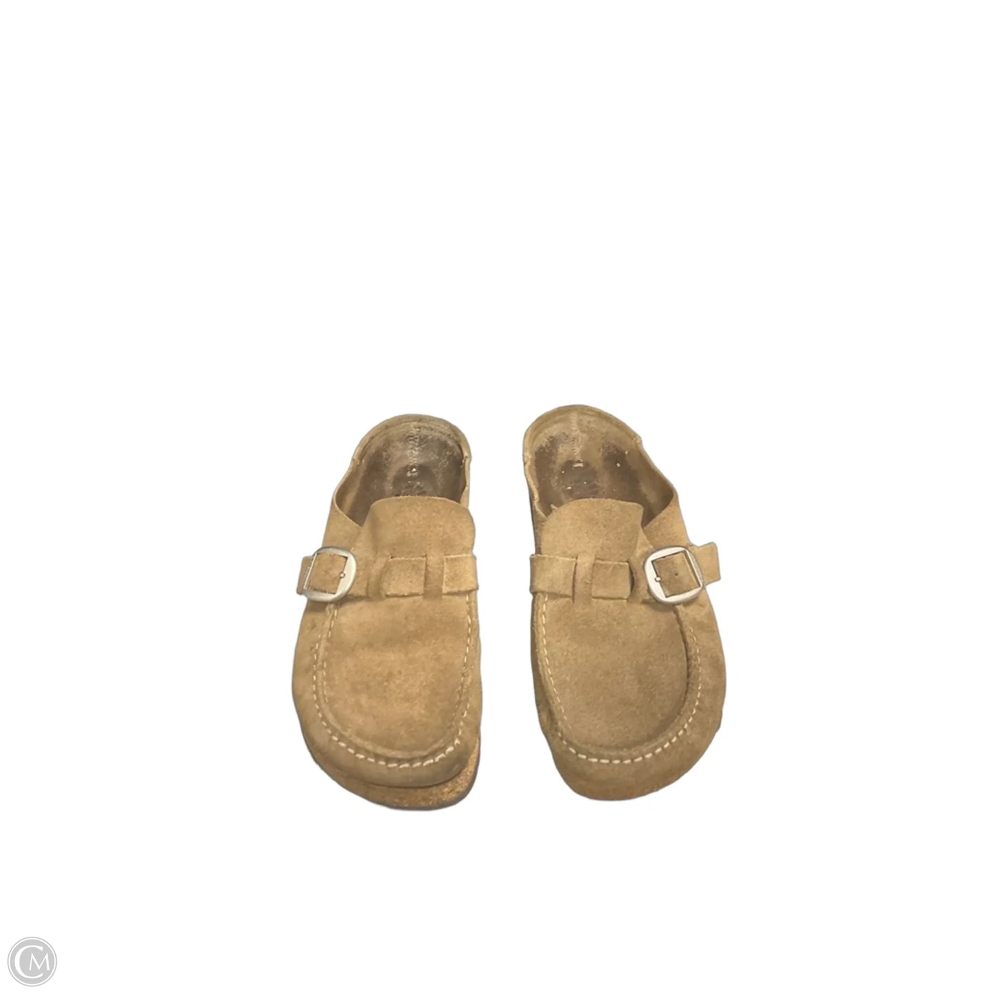 Shoes Flats By Birkenstock In Taupe, Size: 6
