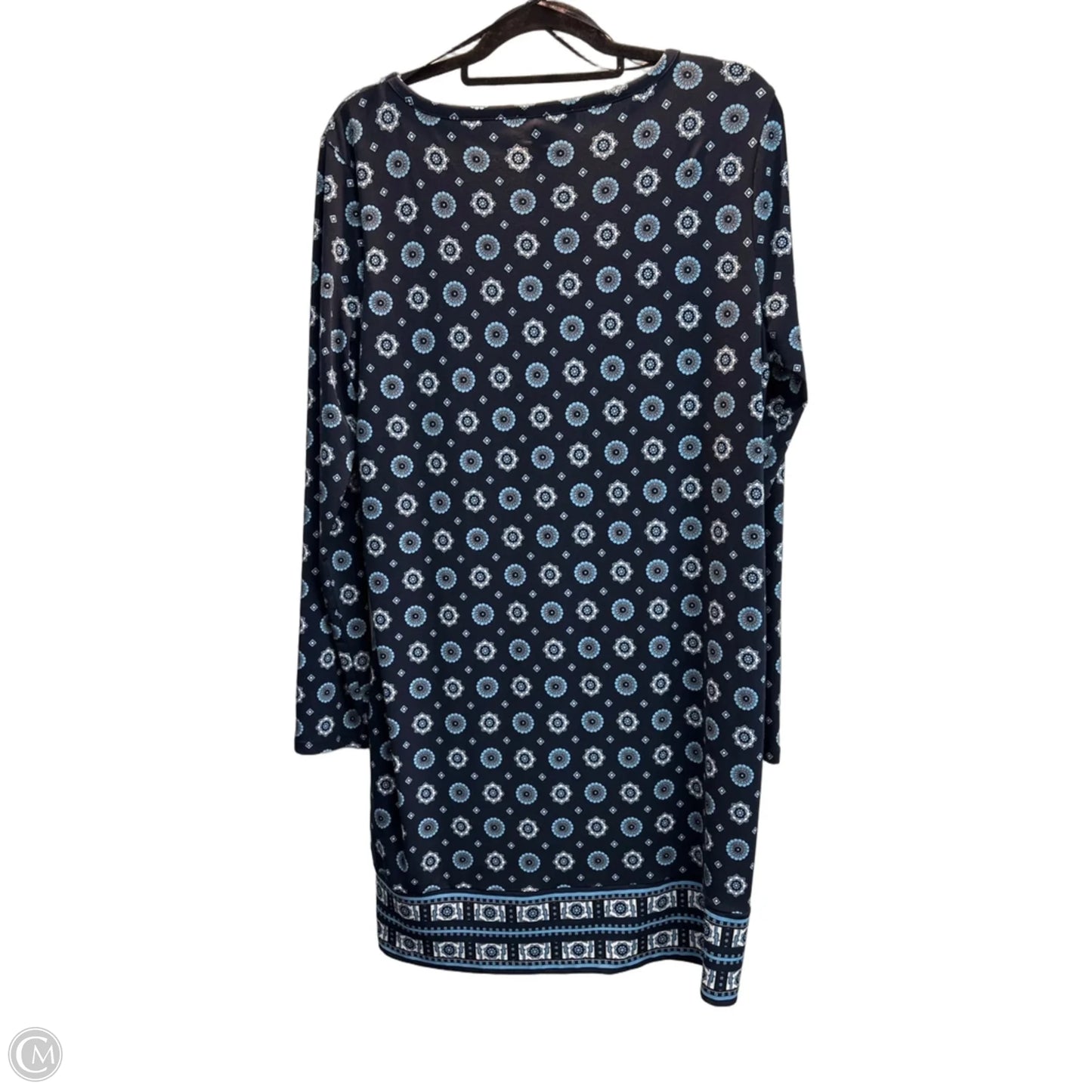 Dress Party Midi By Michael By Michael Kors In Navy, Size: Xl