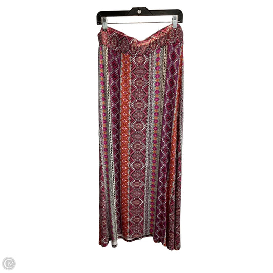 Skirt Maxi By Dressbarn In Multi-colored, Size: Xl