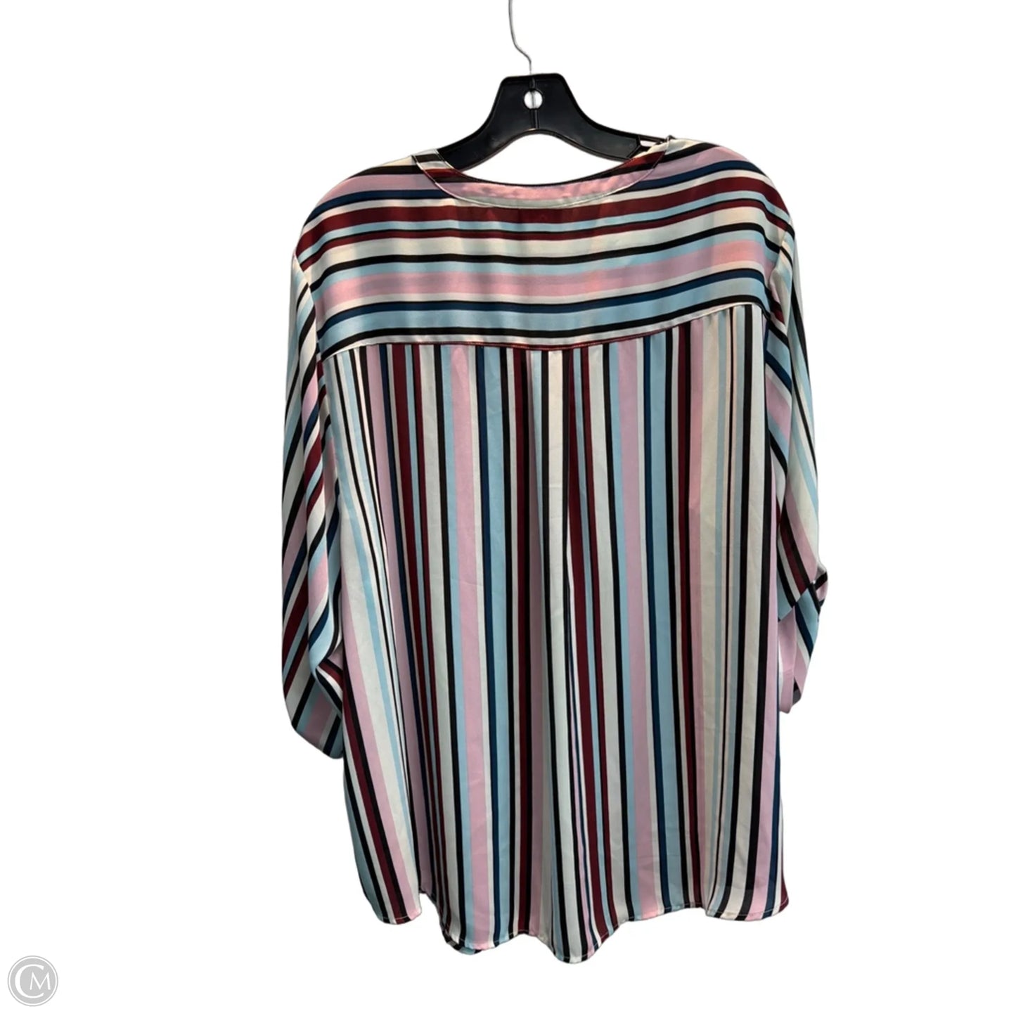 Top Short Sleeve By Torrid In Striped Pattern, Size: 3x