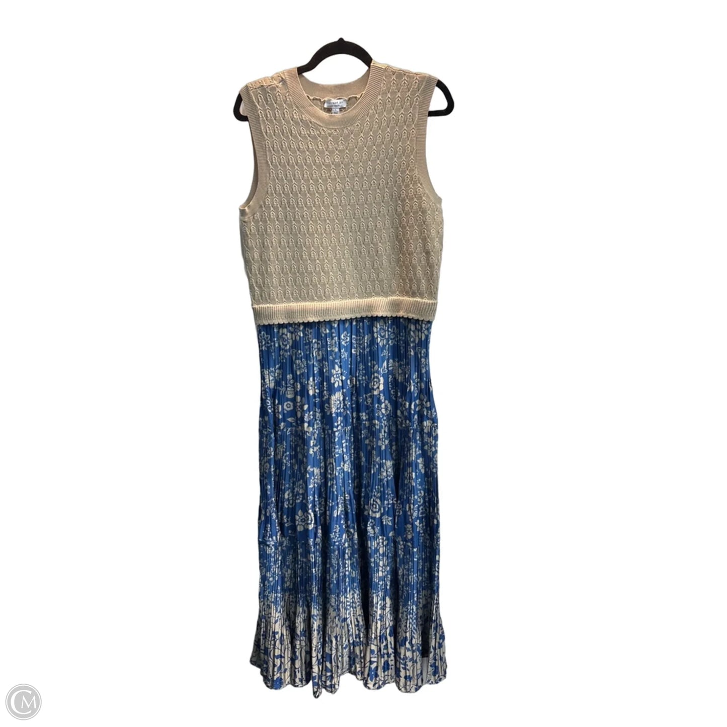 Dress Casual Maxi By Current Air In Blue & Brown, Size: L