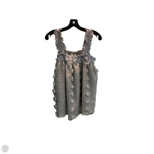 Top Sleeveless By Entro In Grey, Size: M