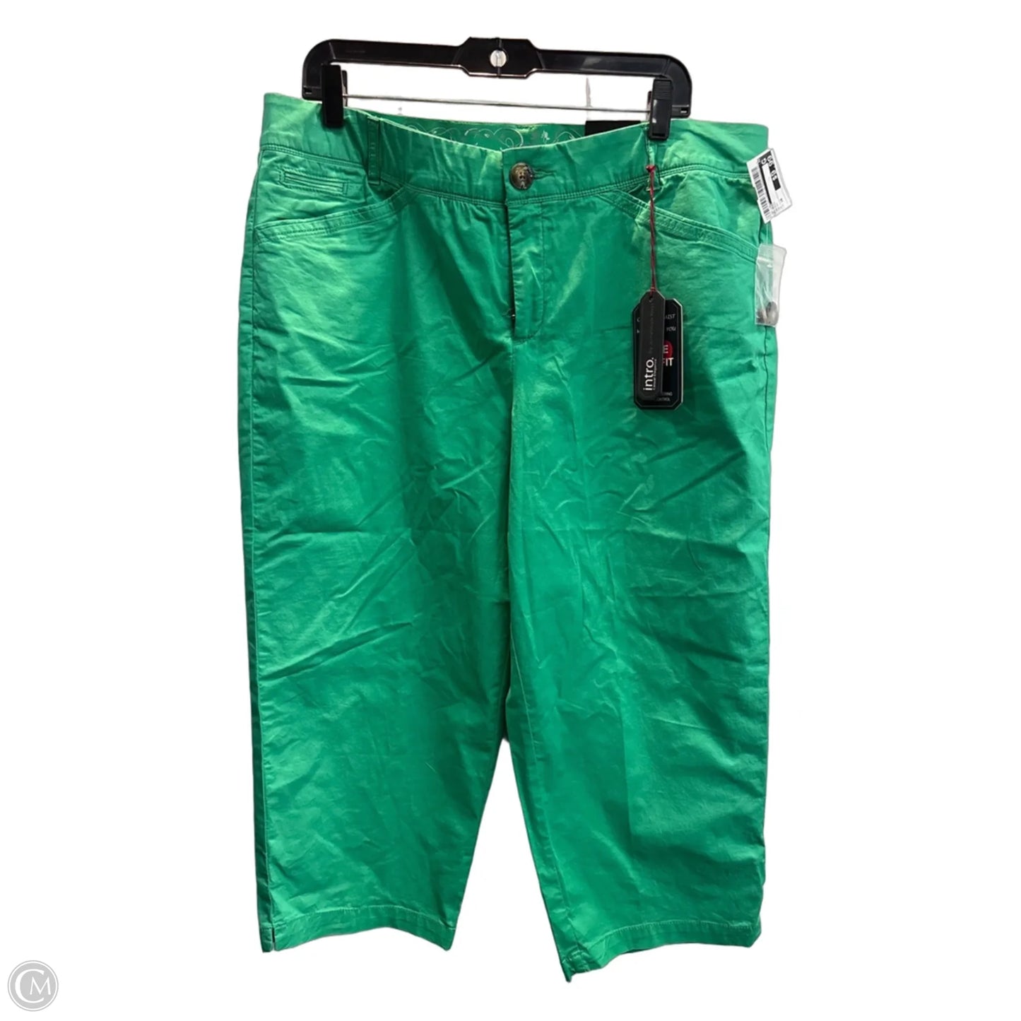 Capris By Intro In Green, Size: 16
