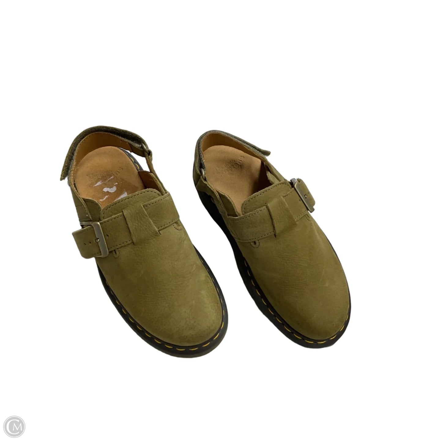 Shoes Flats By Dr Martens In Green, Size: 7