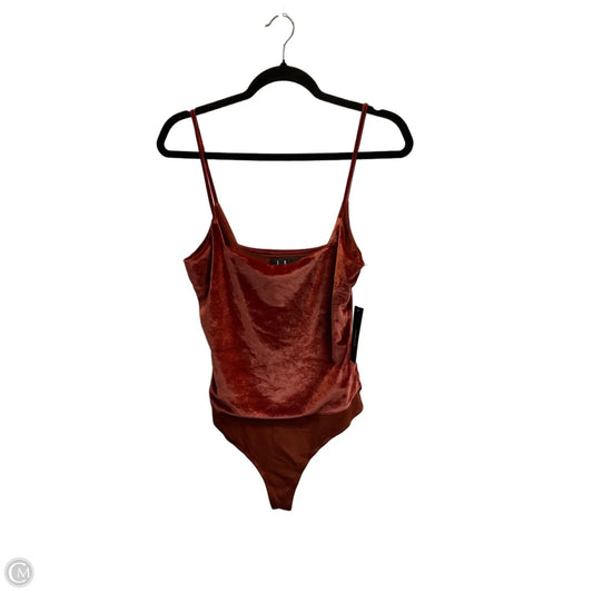 Bodysuit By Lulus In Red, Size: L