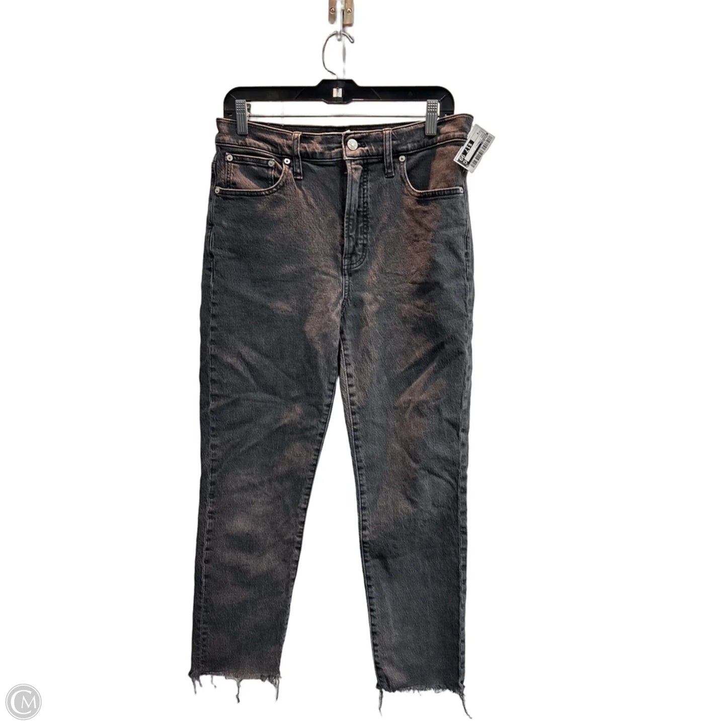 Jeans Straight By Madewell In Black, Size: 8