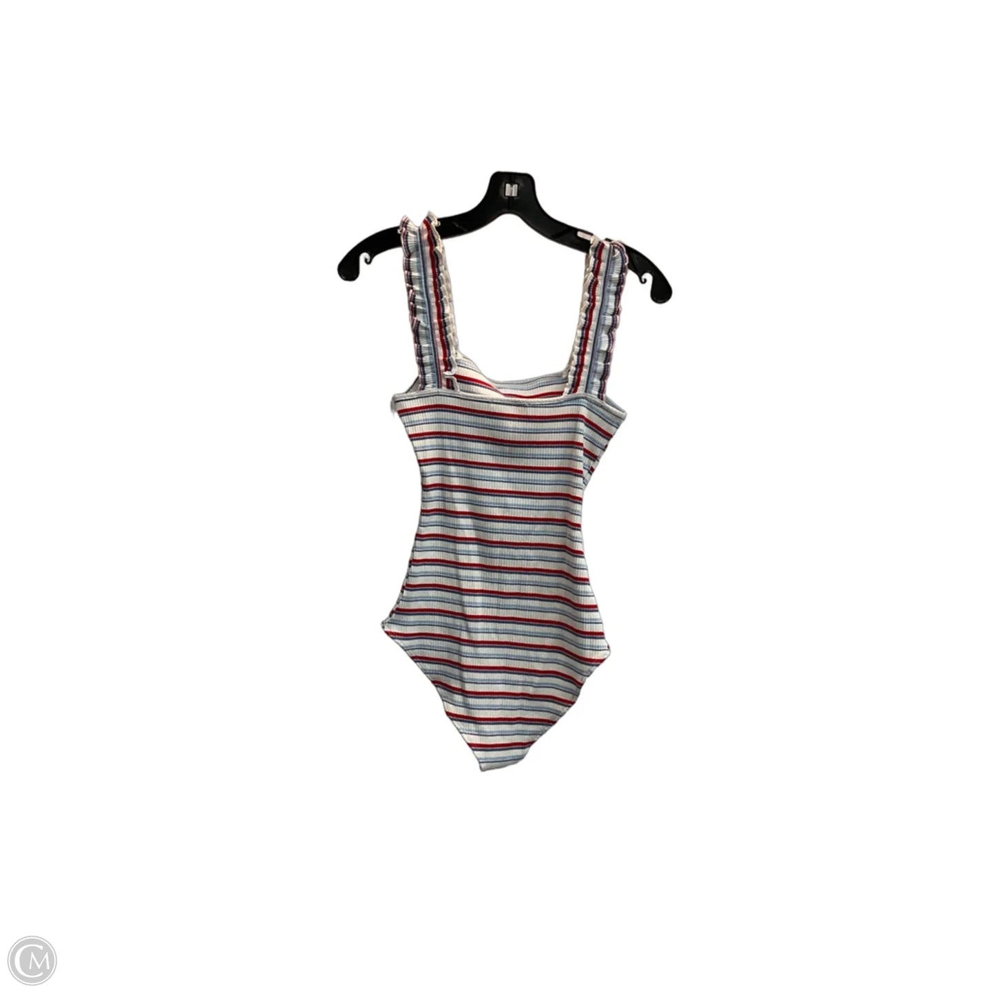 Bodysuit By Clothes Mentor In Striped Pattern, Size: Xsp