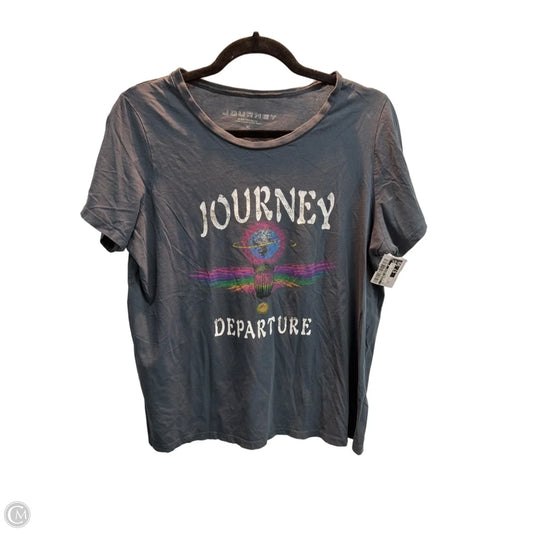 Top Short Sleeve Basic By Clothes Mentor In Grey, Size: Xl