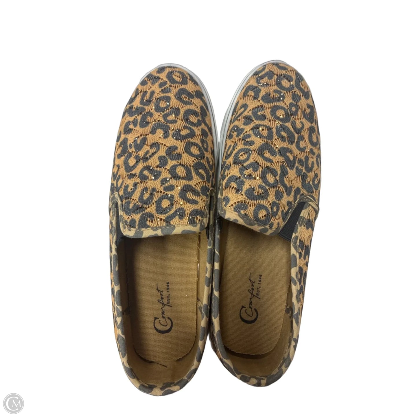 Shoes Flats By Cato In Animal Print, Size: 8