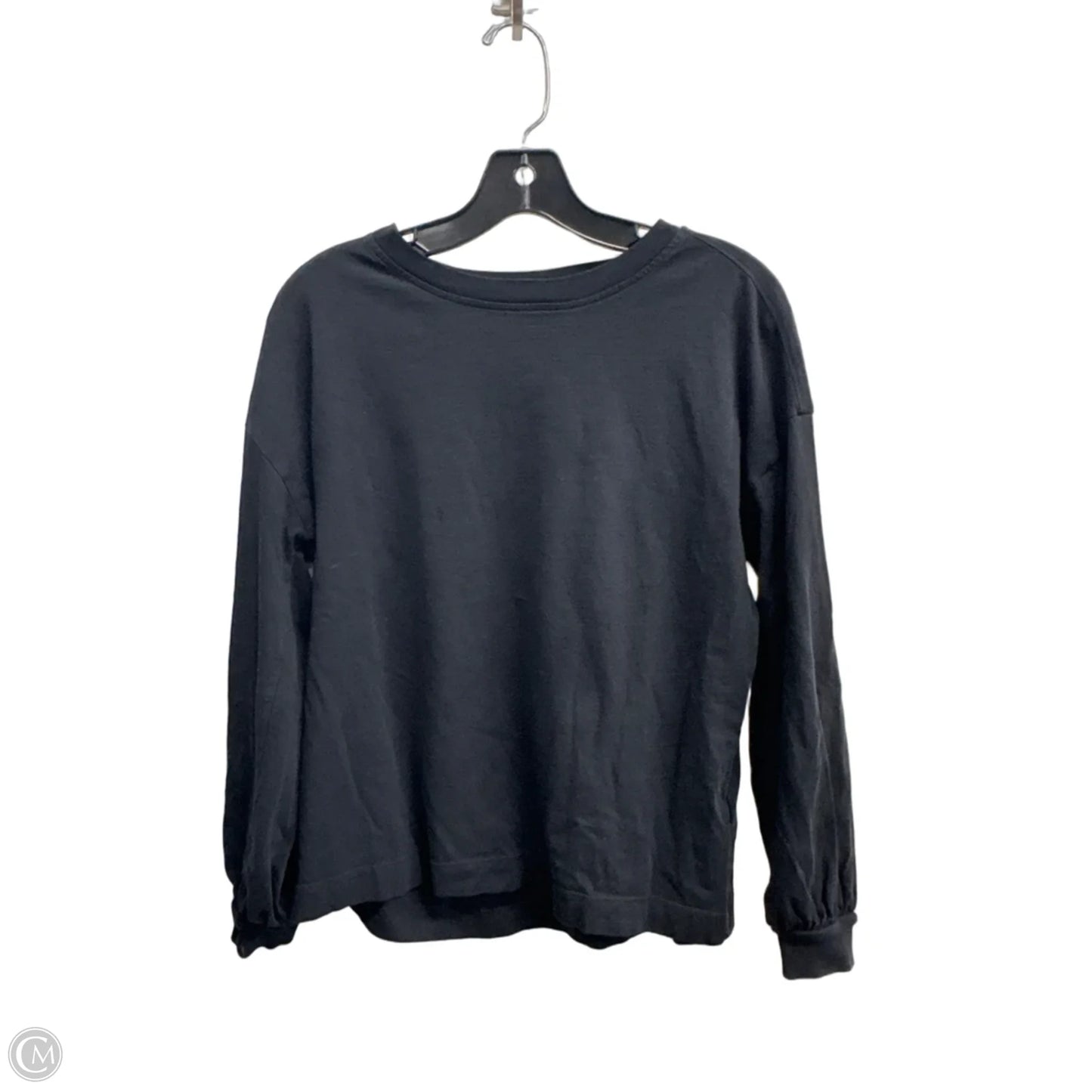 Top Long Sleeve Basic By Everlane In Black, Size: M