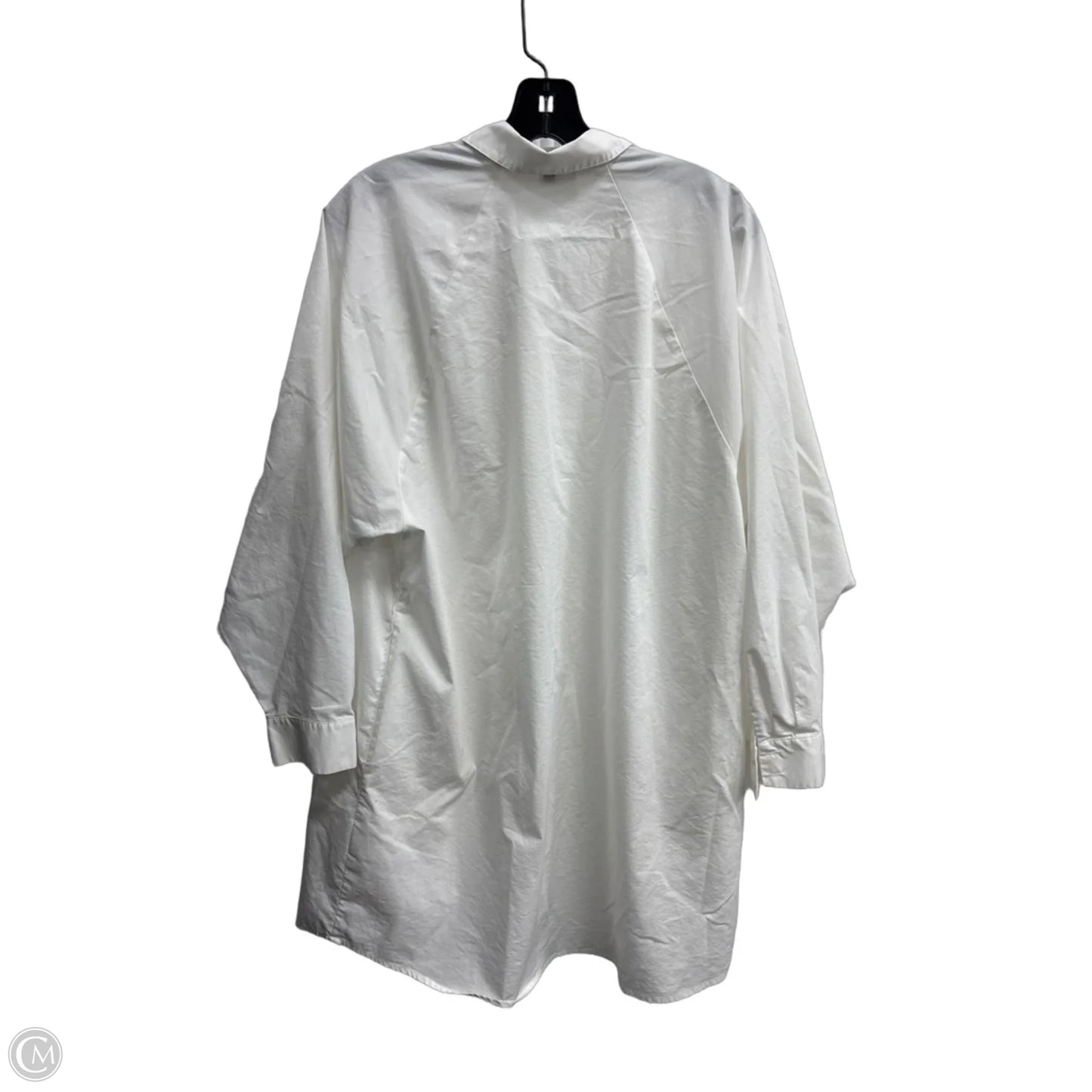Dress Casual Midi By Express In White, Size: L