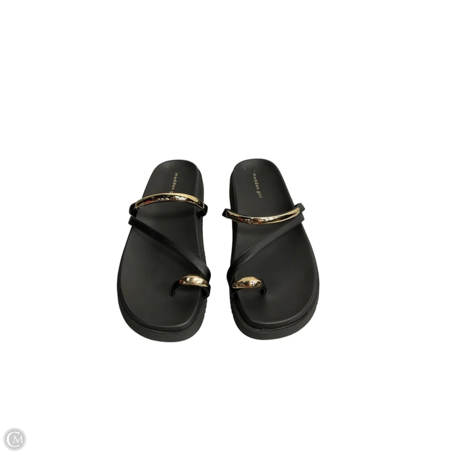 Sandals Flats By Madden Girl In Black, Size: 10