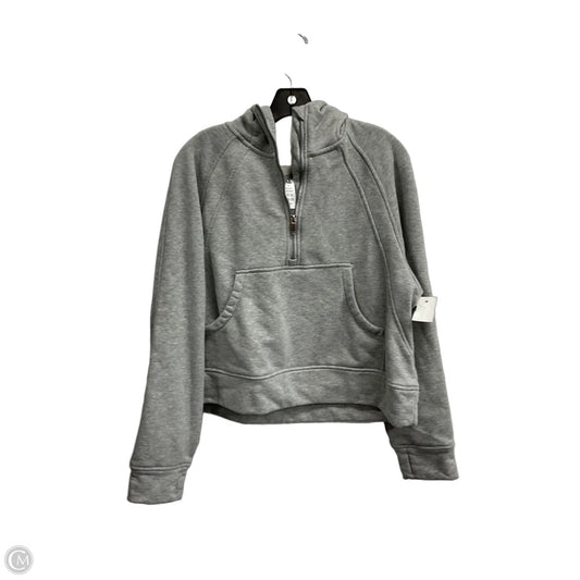 Sweatshirt Hoodie By Clothes Mentor In Grey, Size: Xl