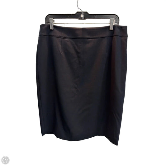 Skirt Midi By Calvin Klein In Black, Size: 14