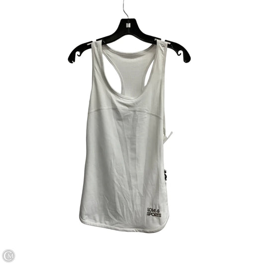 Athletic Tank Top By Love & Sports In White, Size: S