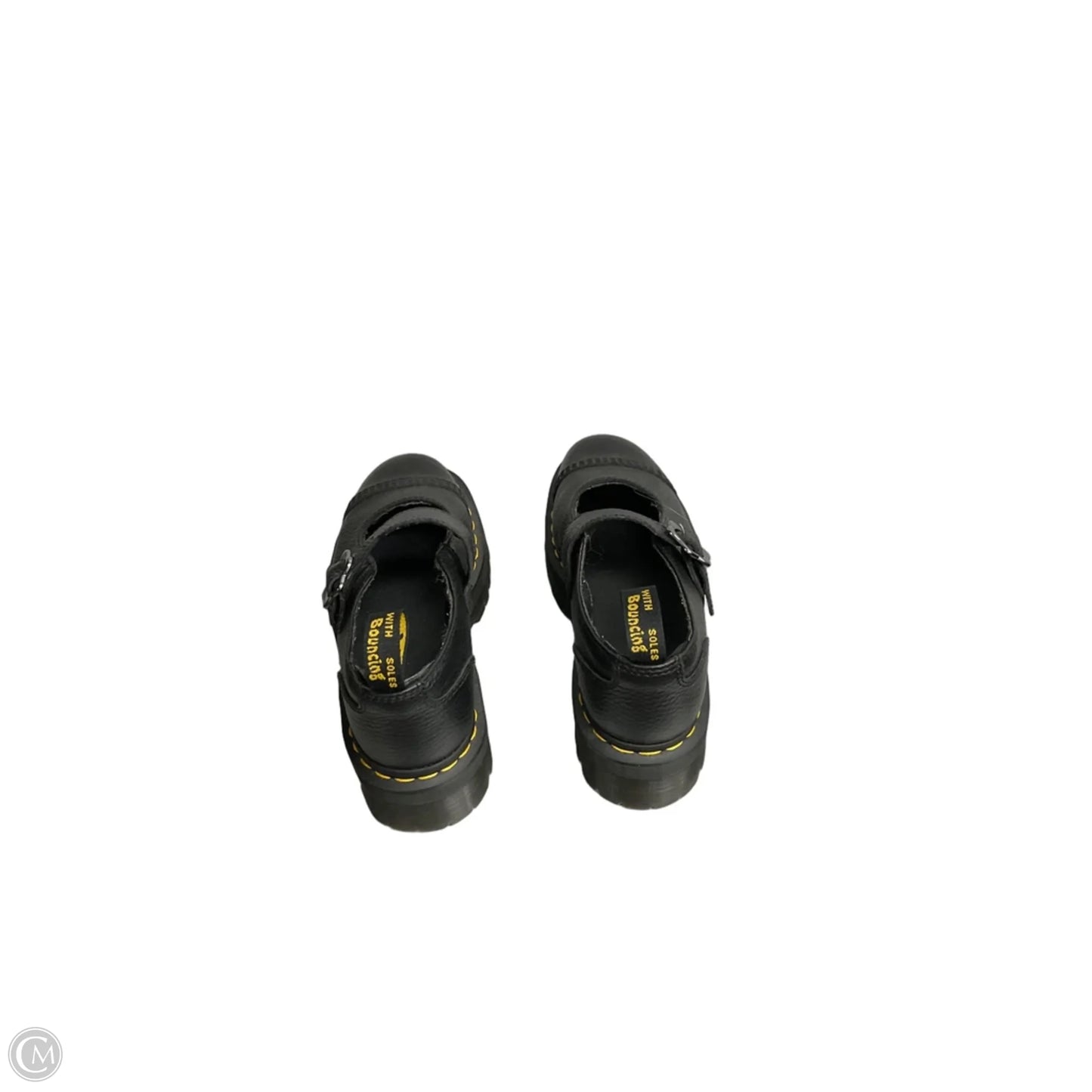Shoes Heels Platform By Dr Martens In Black, Size: 9