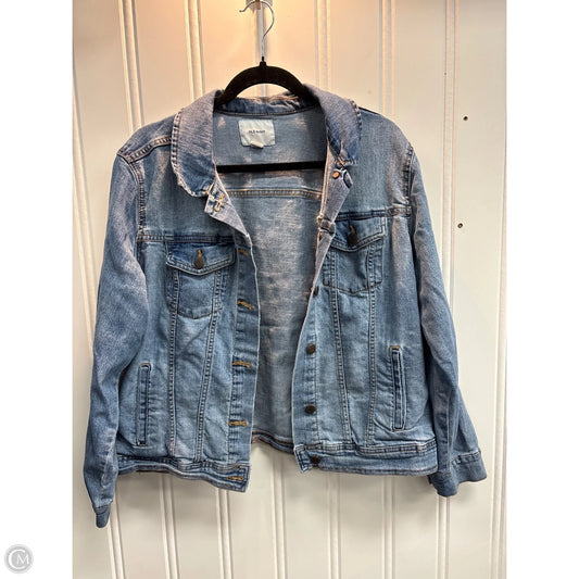 Jacket Denim By Old Navy In Blue, Size: Xl