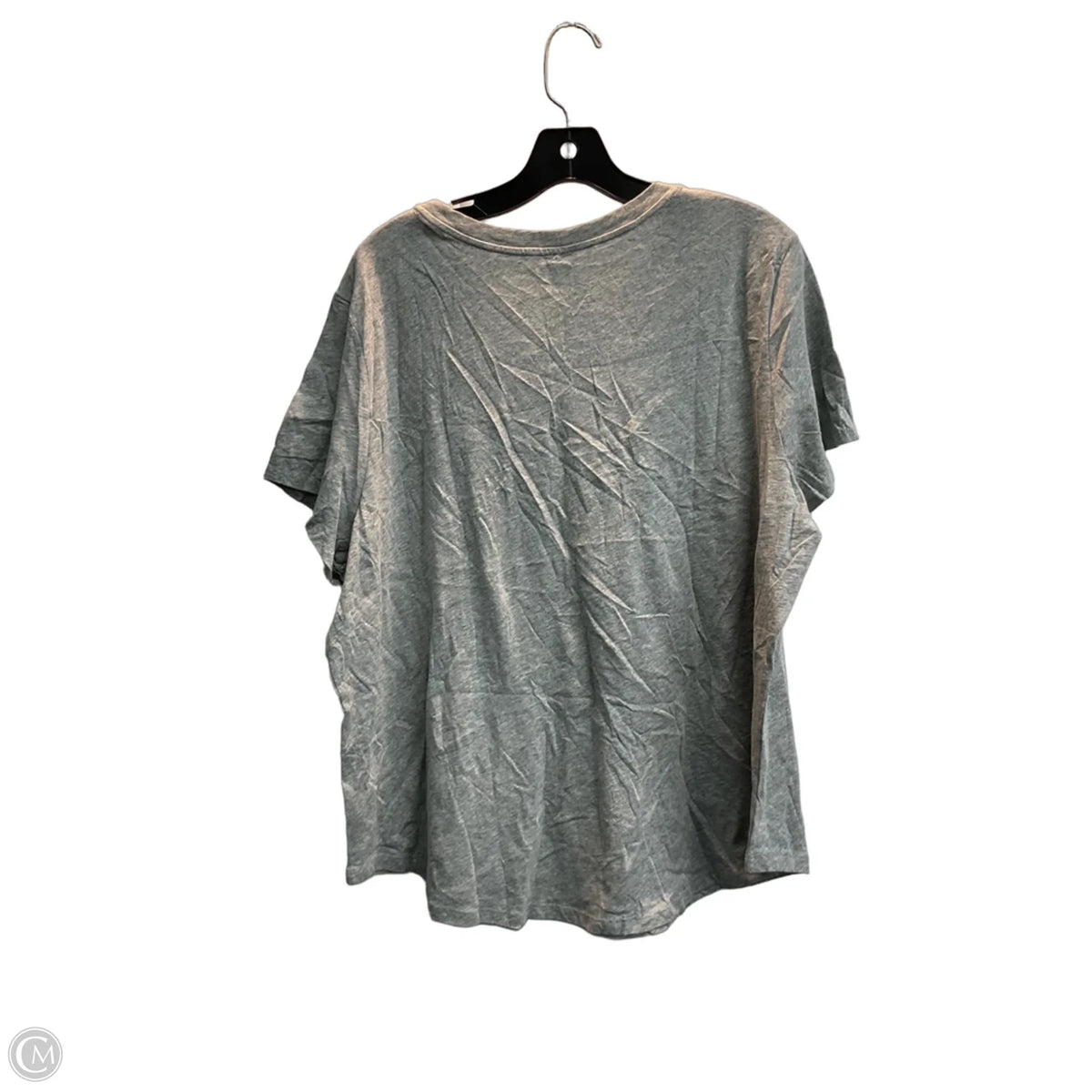 Top Short Sleeve Basic By Old Navy In Grey, Size: Xxl