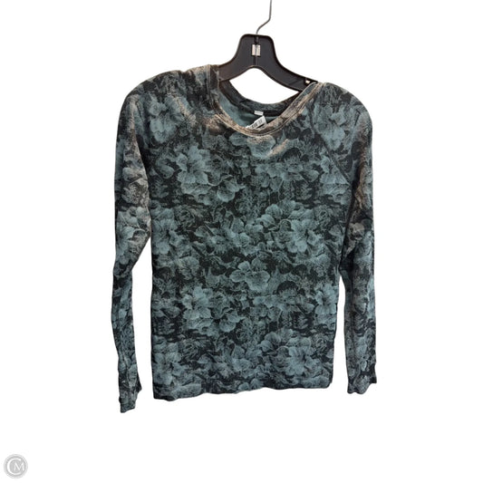 Athletic Top Long Sleeve Crewneck By Lululemon In Green, Size: S