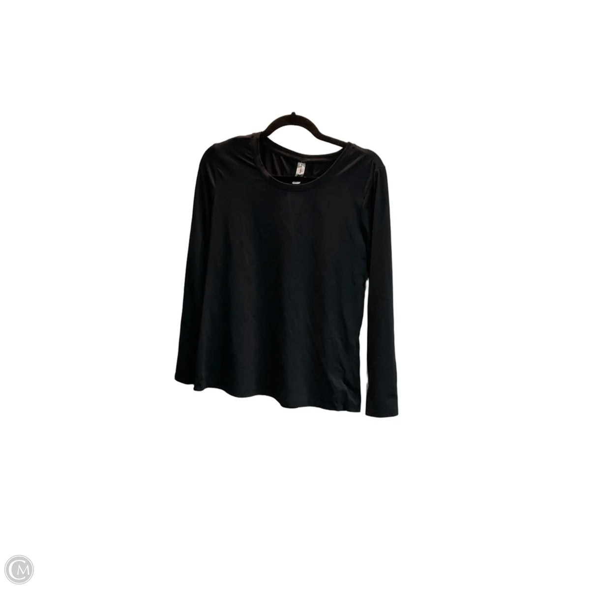 Top Long Sleeve Basic By All In Motion In Black, Size: L