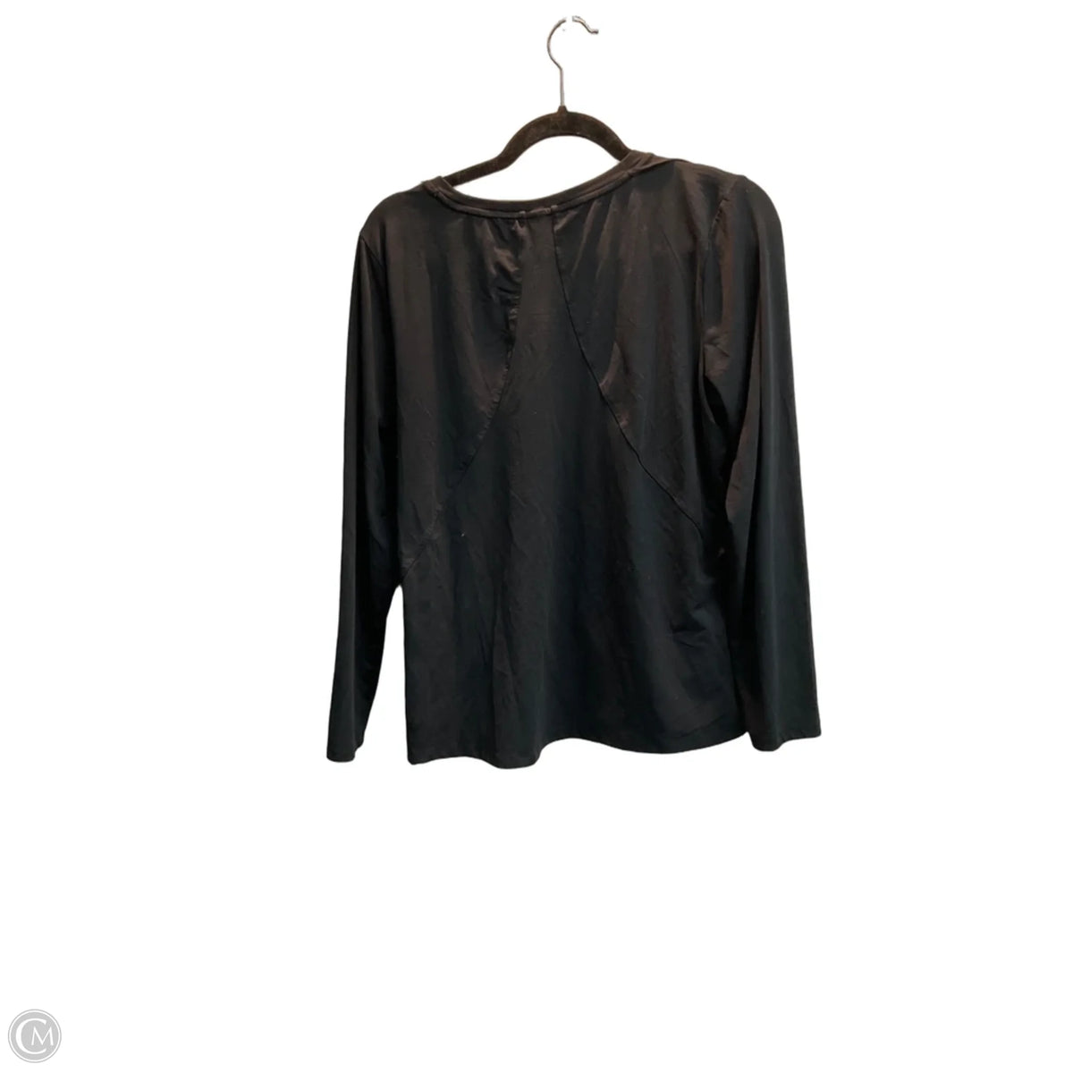 Top Long Sleeve Basic By All In Motion In Black, Size: L