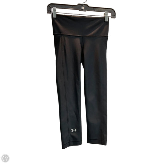 Athletic Leggings By Under Armour In Black, Size: Xs