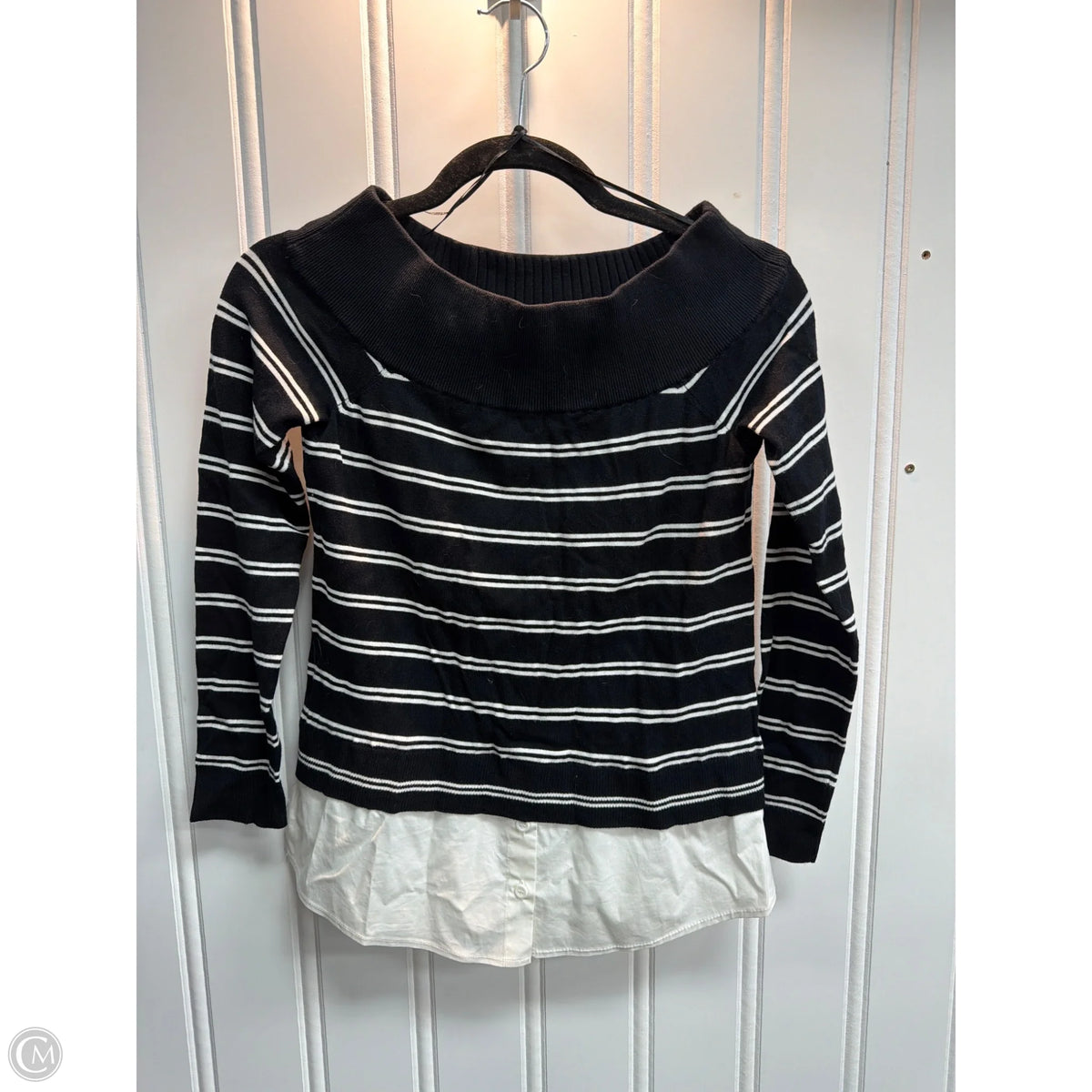 Top Long Sleeve By Inc In Striped Pattern, Size: S