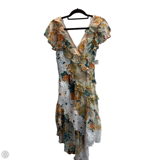 Dress Party Midi By Anthropologie In Multi-colored, Size: Xsp