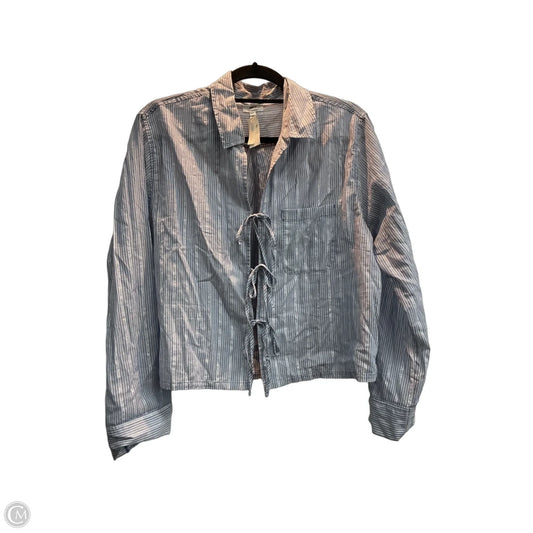 Top Long Sleeve By Aerie In Blue, Size: M